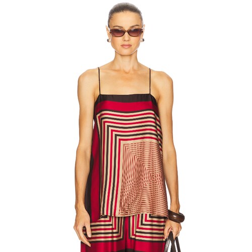 [冬季内搭]FAITHFULL THE BRAND AINA 上装红色REVOLVE小众新款