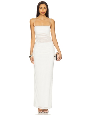 [冬季新品]AFRM JENNAN 裙子 白色礼服裙REVOLVE小众