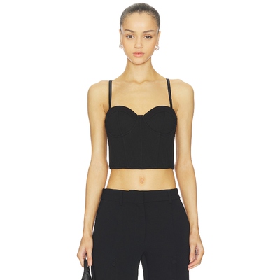 fleur du mal TERRY 短款 HAMPTONS 上衣 黑色REVOLVE小众新款