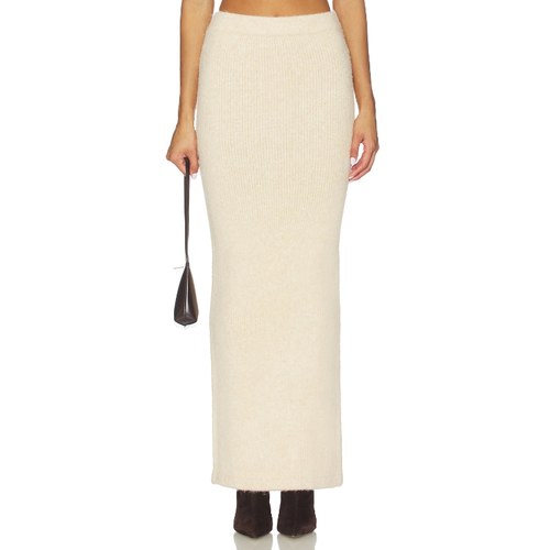 SNDYS WINNIE MAXI 半身裙 奶油色REVOLVE小众新款