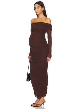 BUMPSUIT 长裙 巧克力色REVOLVE小众新款