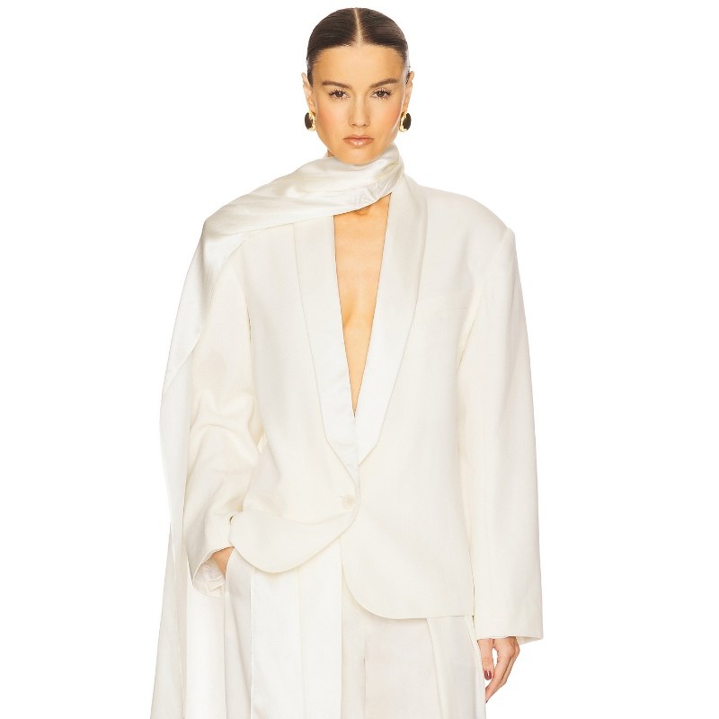 Helsa TUX 西装 奶油色 静奢风老钱风REVOLVE小众新款