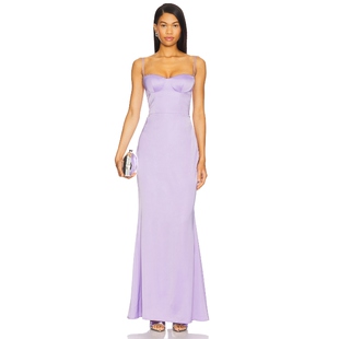 Katie 新品 春季 薰衣草REVOLVE小众 YASMIN 长裙 May