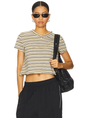 LIONESS NORTH LIGHT 上装 黄色y2k辣妹风REVOLVE小众新款