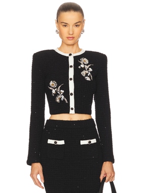 self-portrait JACKET 夹克 黑色REVOLVE小众新款