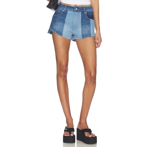 Coperni DENIM PATCHWORK 短裤 26春夏新品 revolve小众新款