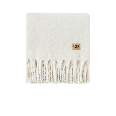 UGG Home BAYLE THROW BLANKET BAYLE 毛毯 白色REVOLVE小众新款