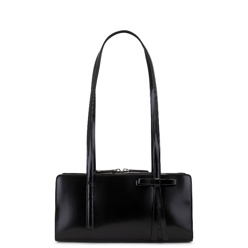 [早秋新品]Sandy Liang RECITAL简约风黑色手提包REVOLVE