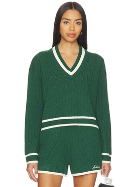 Malbon Golf WILLOW 毛衣 深绿色REVOLVE小众新款冬季保暖