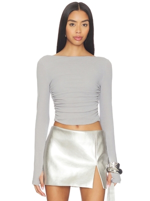 Nakedvice THE LEDGER 上装 revolve小众新款 淡灰色