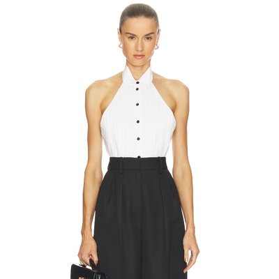 Ronny Kobo DELILAH 紧身服 白色 y2k辣妹风小众新款