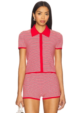 Lovers and Friends PARKER 上装 红色y2k辣妹风REVOLVE