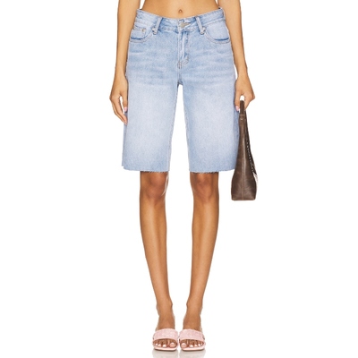 superdown KAROLINE 短裤 蓝色 美式性感REVOLVE小众新款