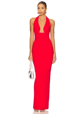 Nookie DEMI 长裙 红色REVOLVE小众新款