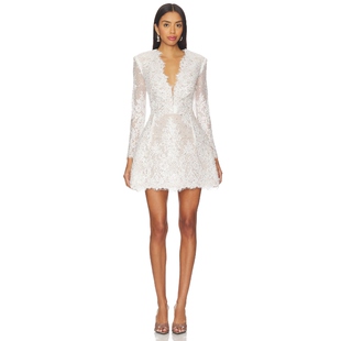 [春季新品]Bronx and Banco ISABELLA 长袖连衣裙白色REVOLVE小众