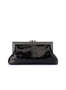 olga berg ZEPHYR 手拿包 黑色REVOLVE小众新款