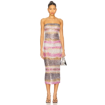 Le Superbe SHIBORI 裙子 Taupe,Pink,BlackREVOLVE小众新款