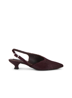 [春节穿搭]ALOHAS NELLY SLINGBACK浅口高跟鞋酒红色REVOLVE新款