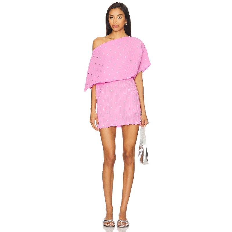 Never Fully Dressed MINI TILLY 裙子 粉色REVOLVE小众新款