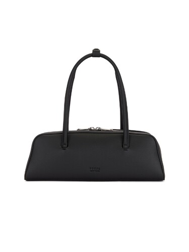 Freja New York黑色皮革通勤风早秋新品通勤手提包REVOLVE
