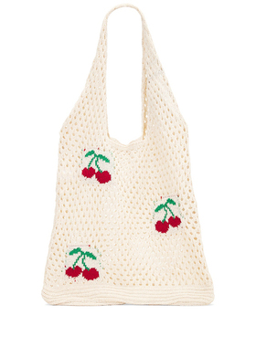 8 Other Reasons 包袋针织镂空樱桃手提包简约大容量REVOLVE新款