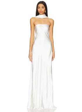 MISHA LILIA 长裙 象牙白REVOLVE小众新款