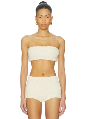 SIR. TROPICANA 上装 奶油色REVOLVE小众新款