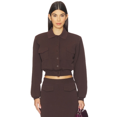 SEROYA OPHELIA 毛衣 棕色REVOLVE小众新款冬季保暖