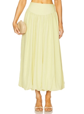 NICHOLAS ZAIRA BUBBLE 半身裙 天蓝REVOLVE小众新款