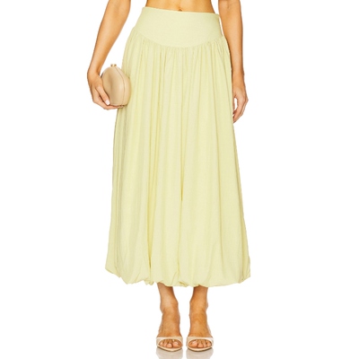 NICHOLAS ZAIRA BUBBLE 半身裙 天蓝REVOLVE小众新款