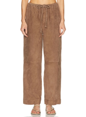 By Malene Birger JOANNE 长裤 棕色 美式休闲风REVOLVE小众新款