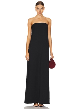 Lovers and Friends CALLIE MAXI 裙子 黑色 y2k辣妹风REVOLVE小