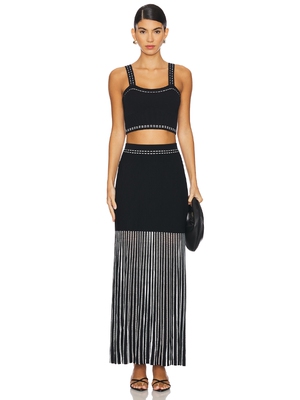 Karina Grimaldi ELISA 针织套装 revolve小众新款 黑色