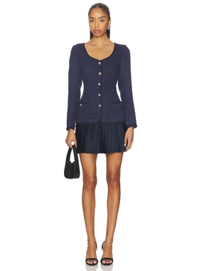 ASTR the Label MALORIE 裙子 藏青色REVOLVE小众新款