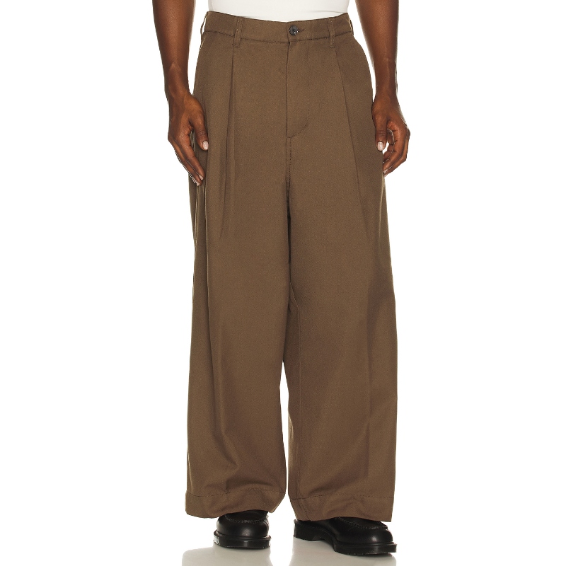 Obey NA 长裤 棕色REVOLVE小众新款