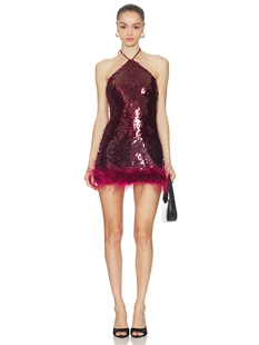 Runaway The Label NICOLA 裙子 revolve小众新款 红色