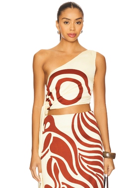 Eugenia Fernandez AIRA 上装 象牙白REVOLVE小众新款