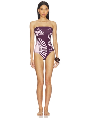 Cala de la Cruz ALISON 泳装 紫色 y2k辣妹风REVOLVE小众新款