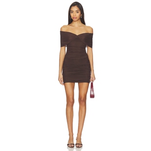 NIA OLYMPIC 裙子 棕色REVOLVE小众新款