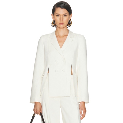 Alexis JOAQUIN 夹克 象牙白 老钱风REVOLVE小众新款