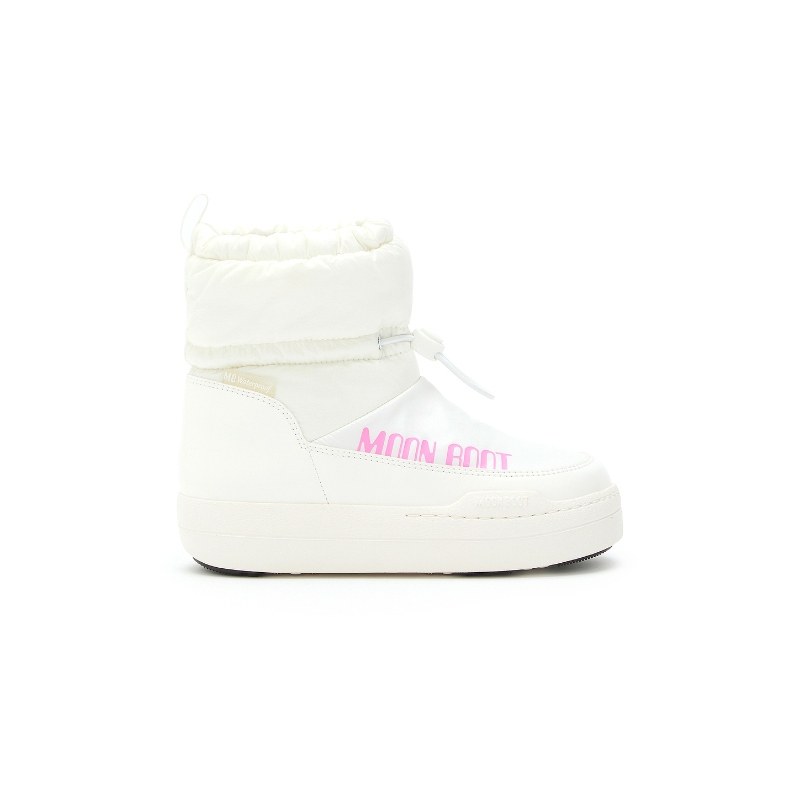 MOON BOOT GLITTER 靴子 白色REVOLVE小众新款
