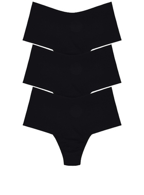 Hanky Panky HIGH RISE 丁字裤 黑色 REVOLVE小众新款