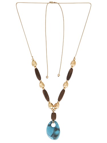 8 Other Reasons Juness Beaded Cord Necklace revolve小众新款