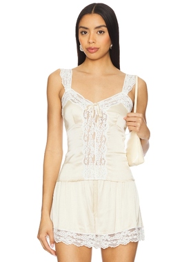 Tularosa COLINE 上装象牙白y2k辣妹风REVOLVE小众新款