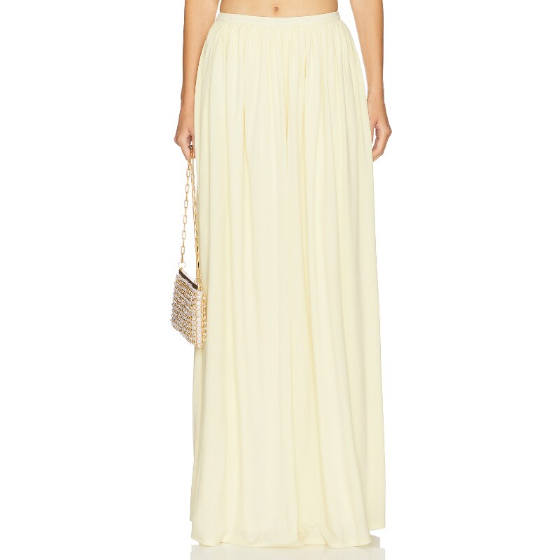 House of Harlow 1960 半身裙柠檬色REVOLVE小众新款