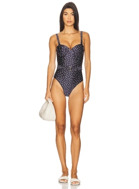 DEVON WINDSOR Freya Full Piece Swimsuit 黑色 y2k辣妹风REVOLV