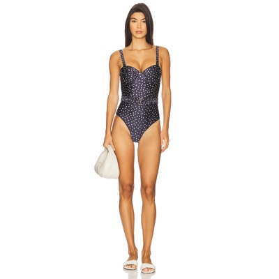 DEVON WINDSOR Freya Full Piece Swimsuit 黑色revolve小众新款