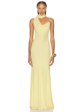 [冬季新品]Aya Muse WISP 裙子 黄色REVOLVE小众