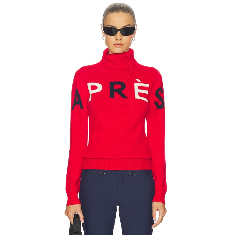 [早秋新品]Perfect Moment APRES 毛衣 红色REVOLVE小众早秋