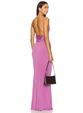 Katie May SURREAL 裙子 紫色 REVOLVE小众新款